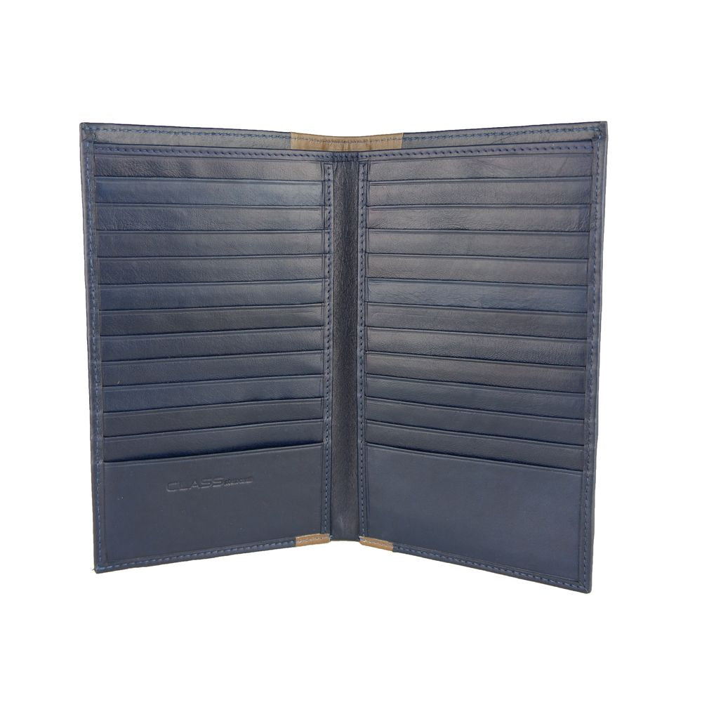 Cavalli Class Herren-Geldbörse aus blauem Leder