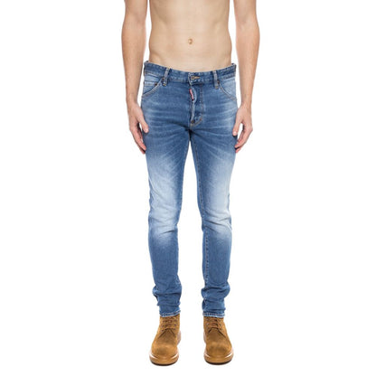 Dsquared² Herren-Jeans im Used-Look aus blauer Baumwolle
