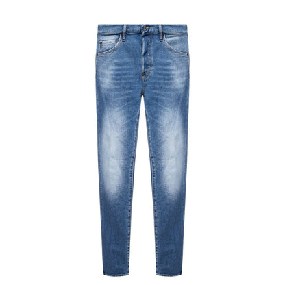 Dsquared² Herren-Jeans im Used-Look aus blauer Baumwolle