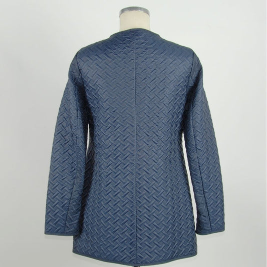 Emilio Romanelli Blaue Polyester-Damenjacke