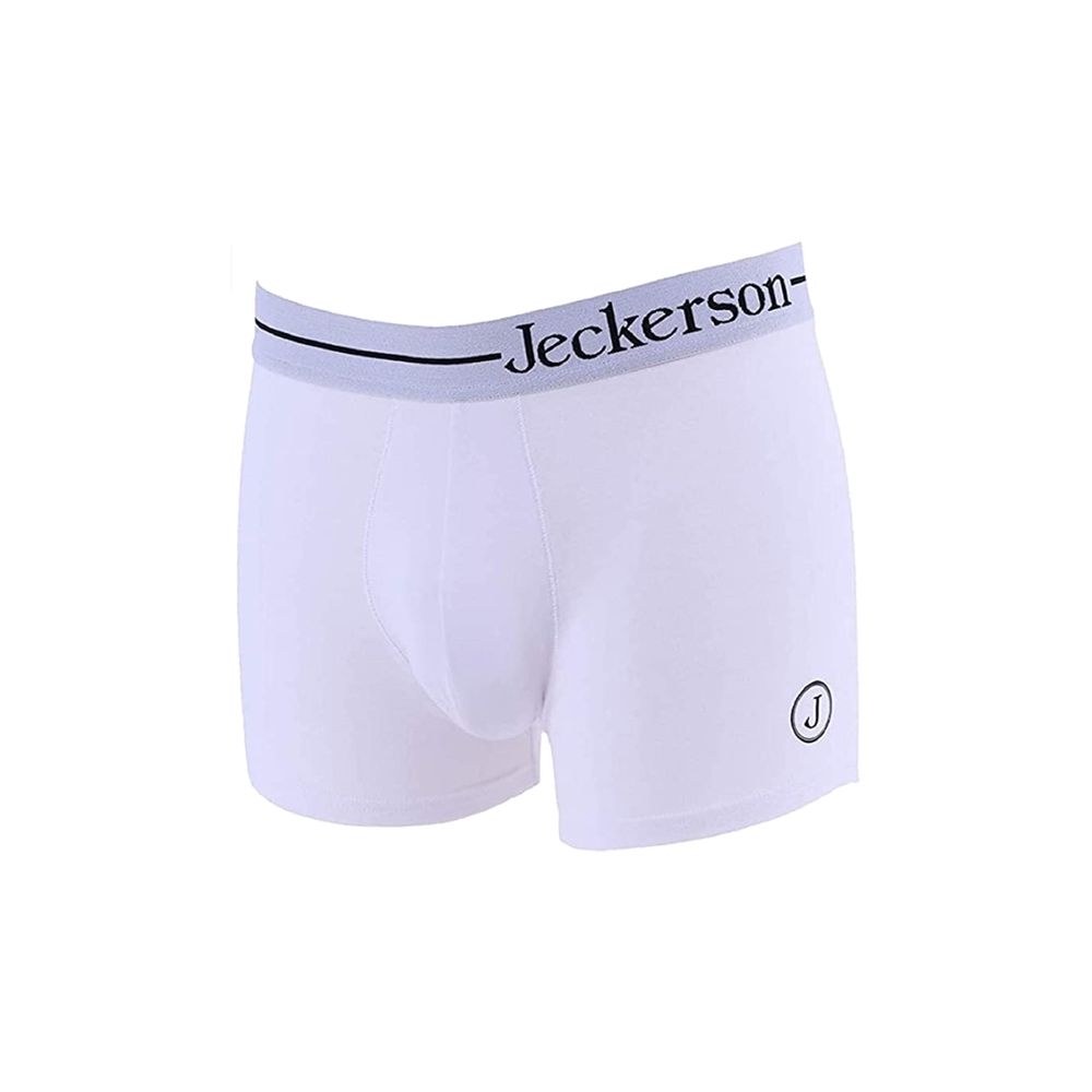 Jeckerson Herren-Boxershorts aus weißer Baumwolle