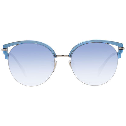 Police Blue Metal & Plastic Sunglasses