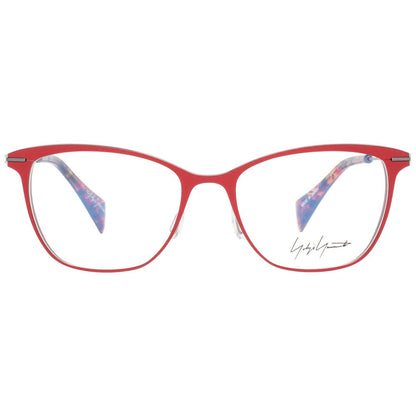 Yohji Yamamoto Rote Damen-Brillenfassung