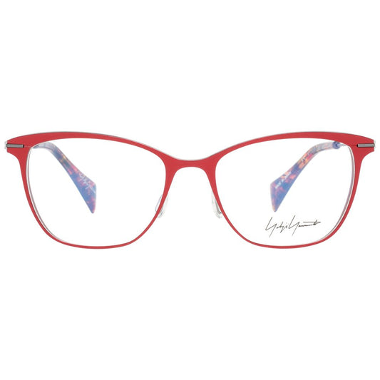 Yohji Yamamoto Rote Damen-Brillenfassung
