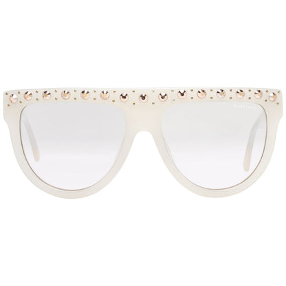 Marciano by Guess White Plastic Sunglasses