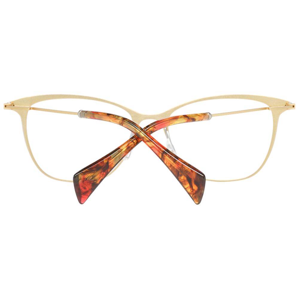 Yohji Yamamoto Gold Damen Brillengestell