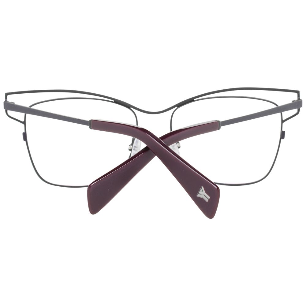 Yohji Yamamoto Graue Damen-Brillenfassung