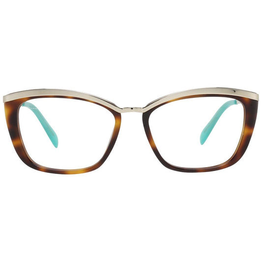 Emilio Pucci Braune Brille (Gestell) aus Metall und Kunststoff