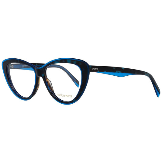 Emilio Pucci Blaue Damen-Brillenfassung