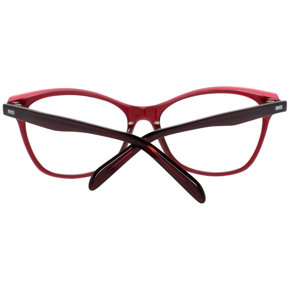 Emilio Pucci Rote Damen-Brillenfassung