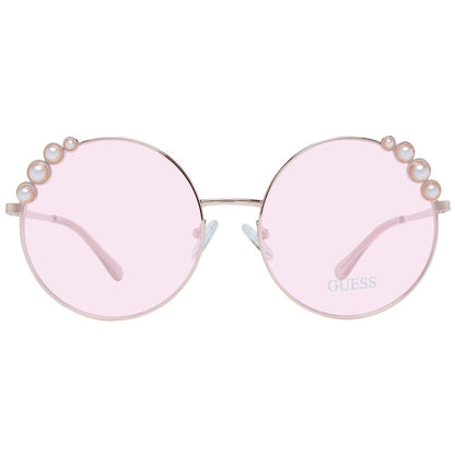 Guess Rose Gold Metal Sunglasses