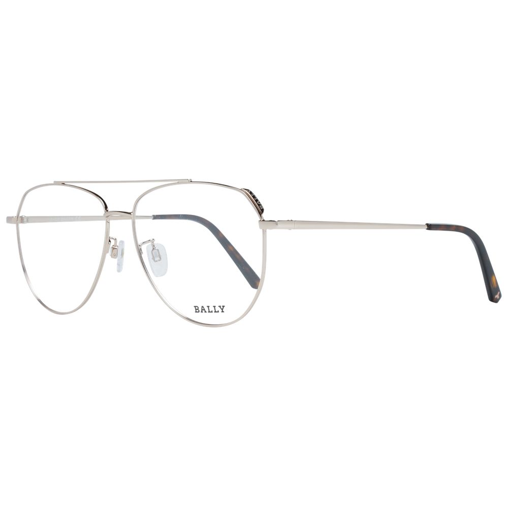 Bally Roségoldfarbene Unisex-Brillenfassung
