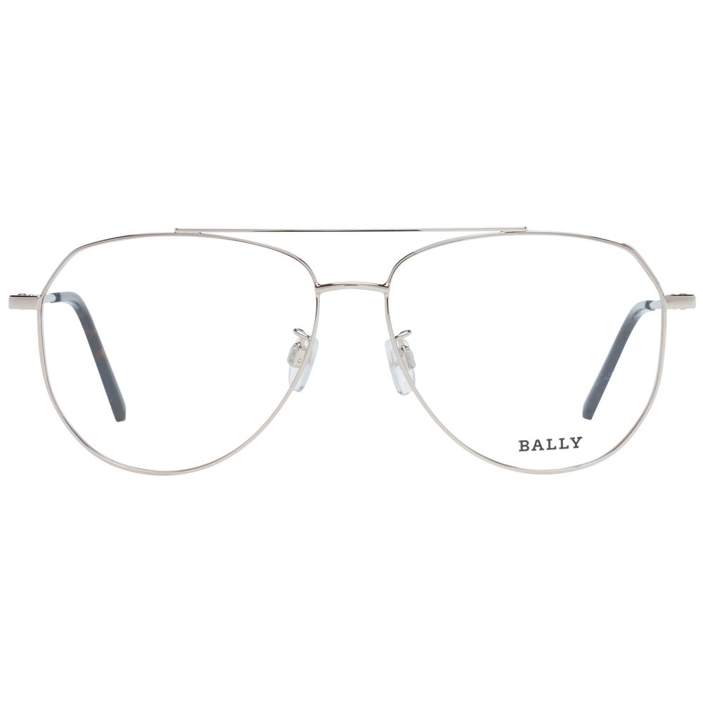 Bally Roségoldfarbene Unisex-Brillenfassung