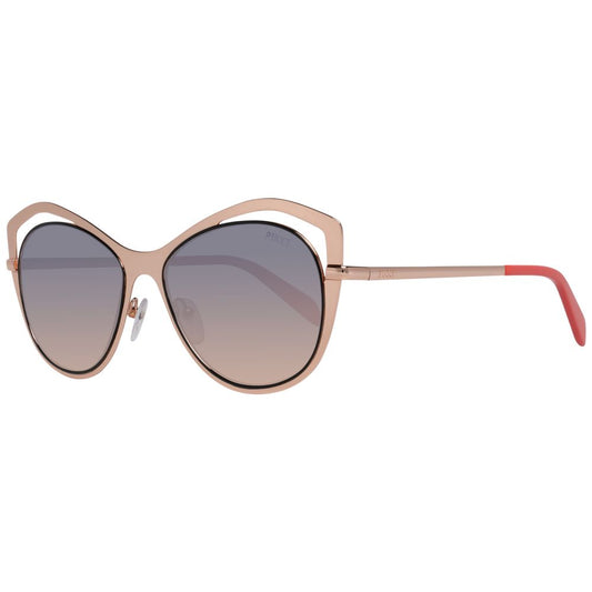 Emilio Pucci Roségold Damen Sonnenbrille