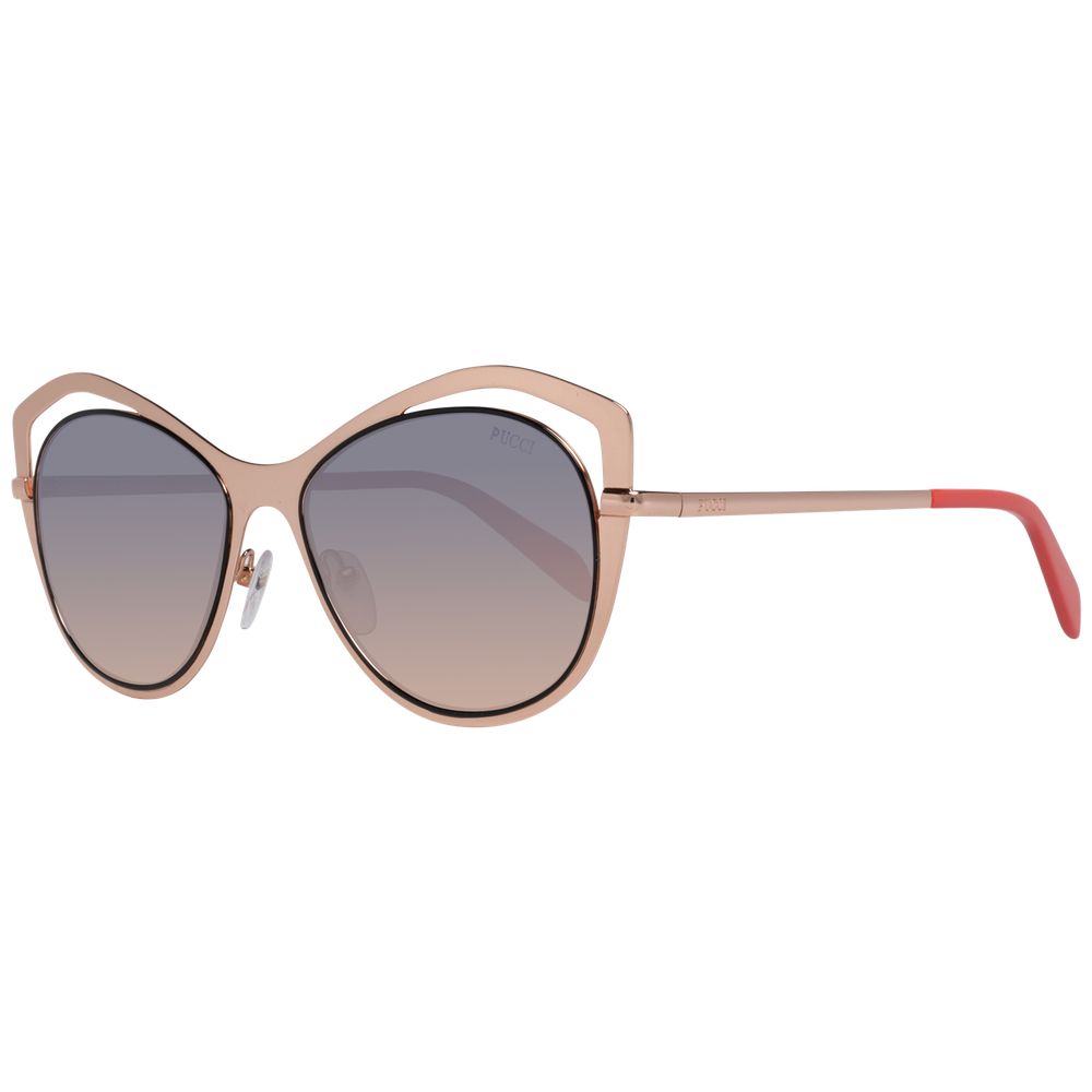Emilio Pucci Roségold Damen Sonnenbrille