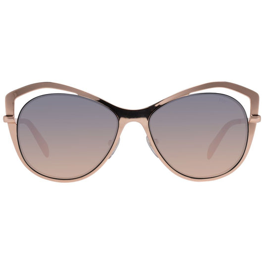 Emilio Pucci Roségold Damen Sonnenbrille