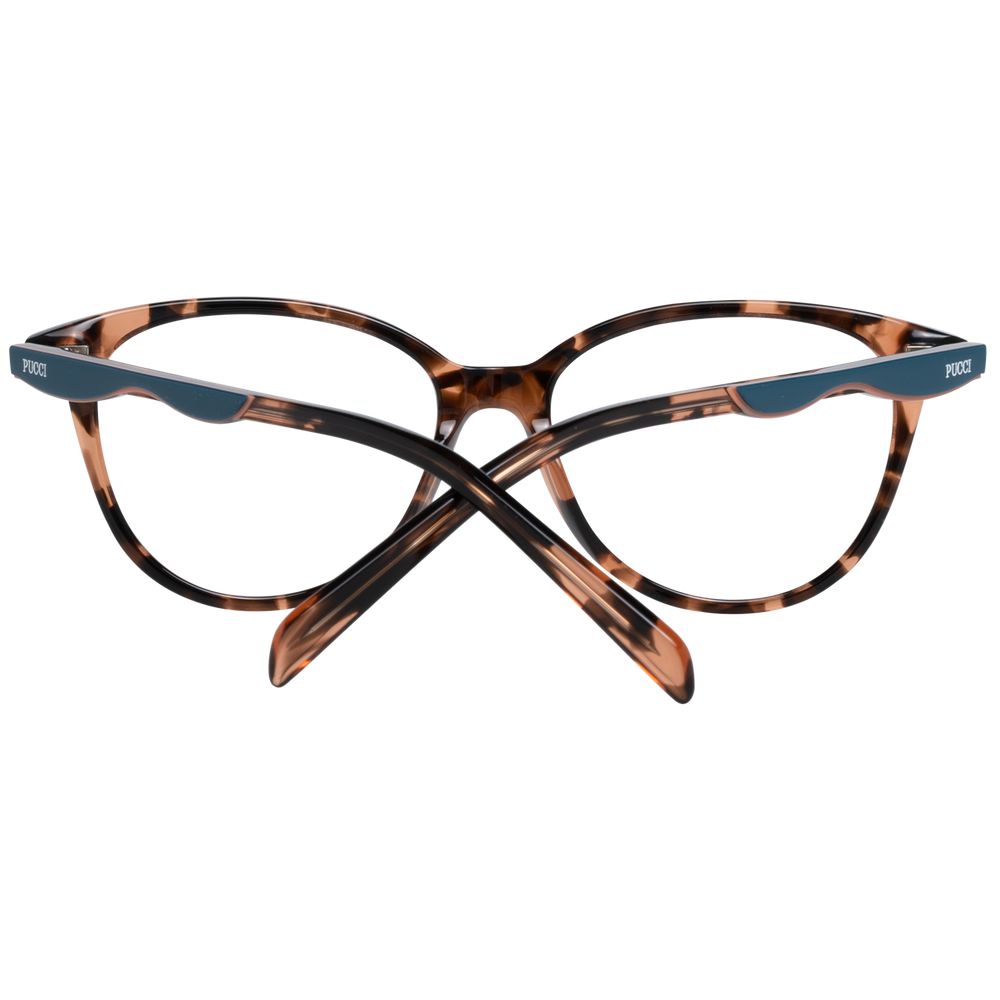 Emilio Pucci Braune Damen-Brillenfassung