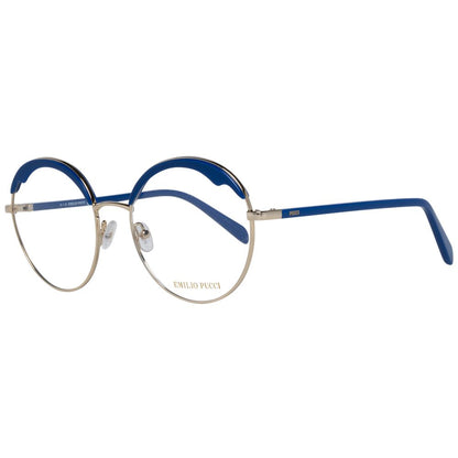 Emilio Pucci Blaue Damen-Brillenfassung