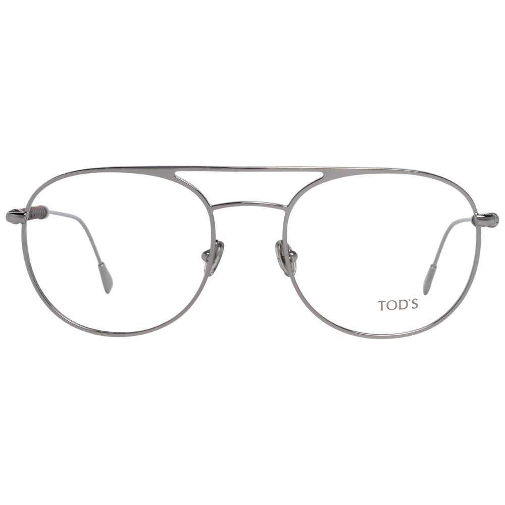 Tod's Silberne Herren-Brillenfassung