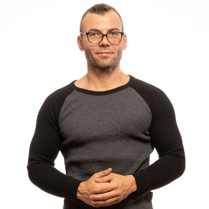 Lozza Braune Herren Brillenfassung