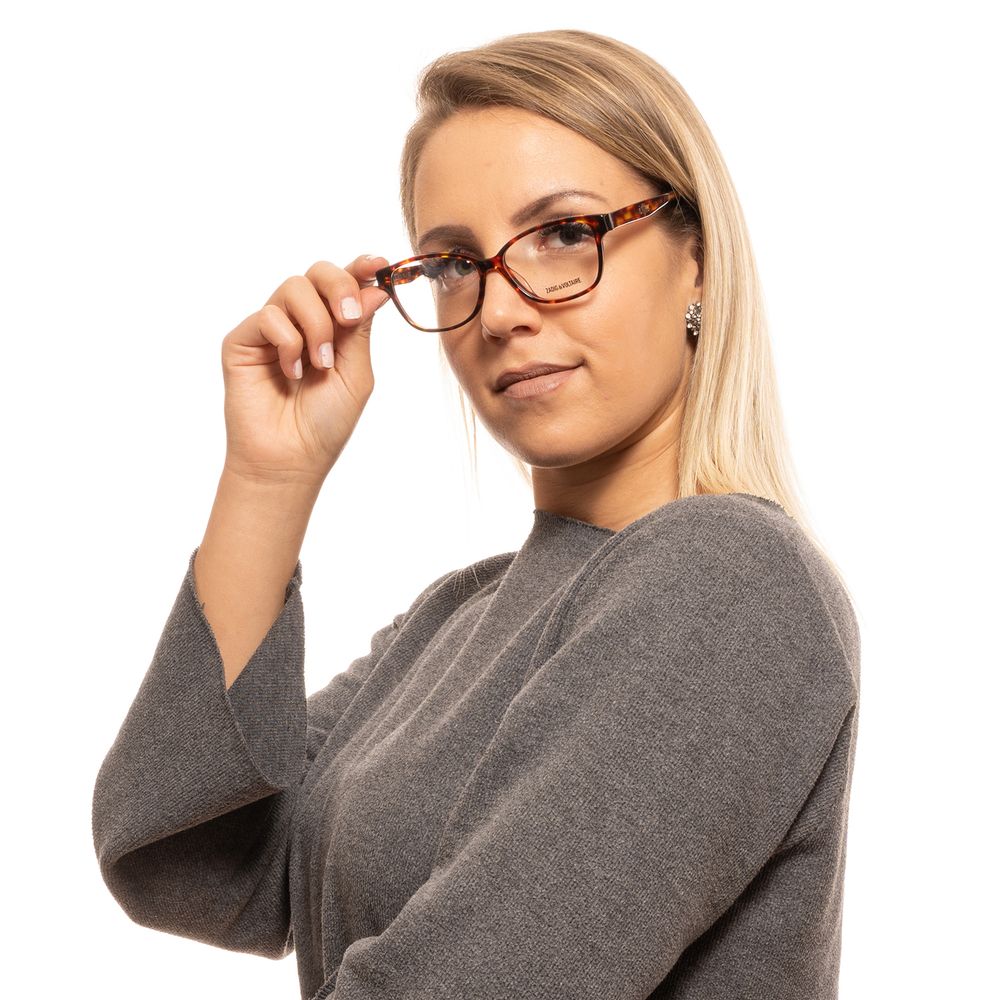 Braunes Unisex-Brillengestell von Zadig &amp; Voltaire