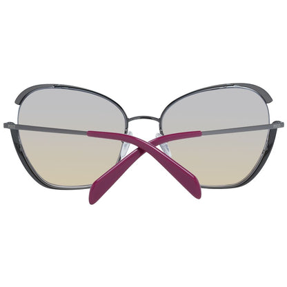 Emilio Pucci Sonnenbrille aus grauem Metall