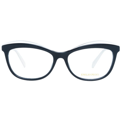 Emilio Pucci Brille (Gestell) aus schwarzem Metall und Kunststoff