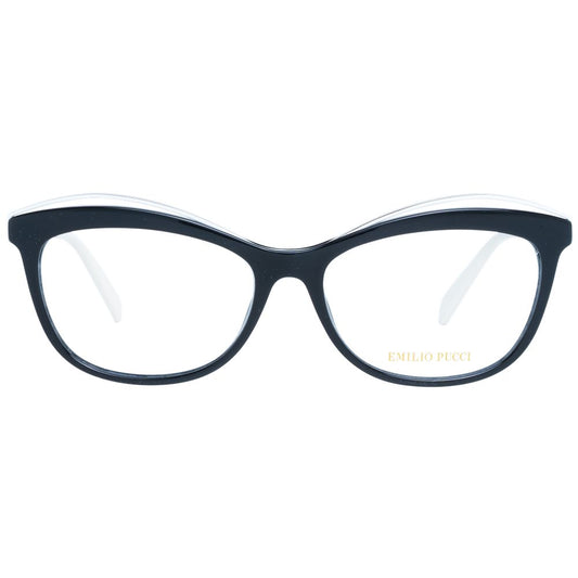 Emilio Pucci Brille (Gestell) aus schwarzem Metall und Kunststoff