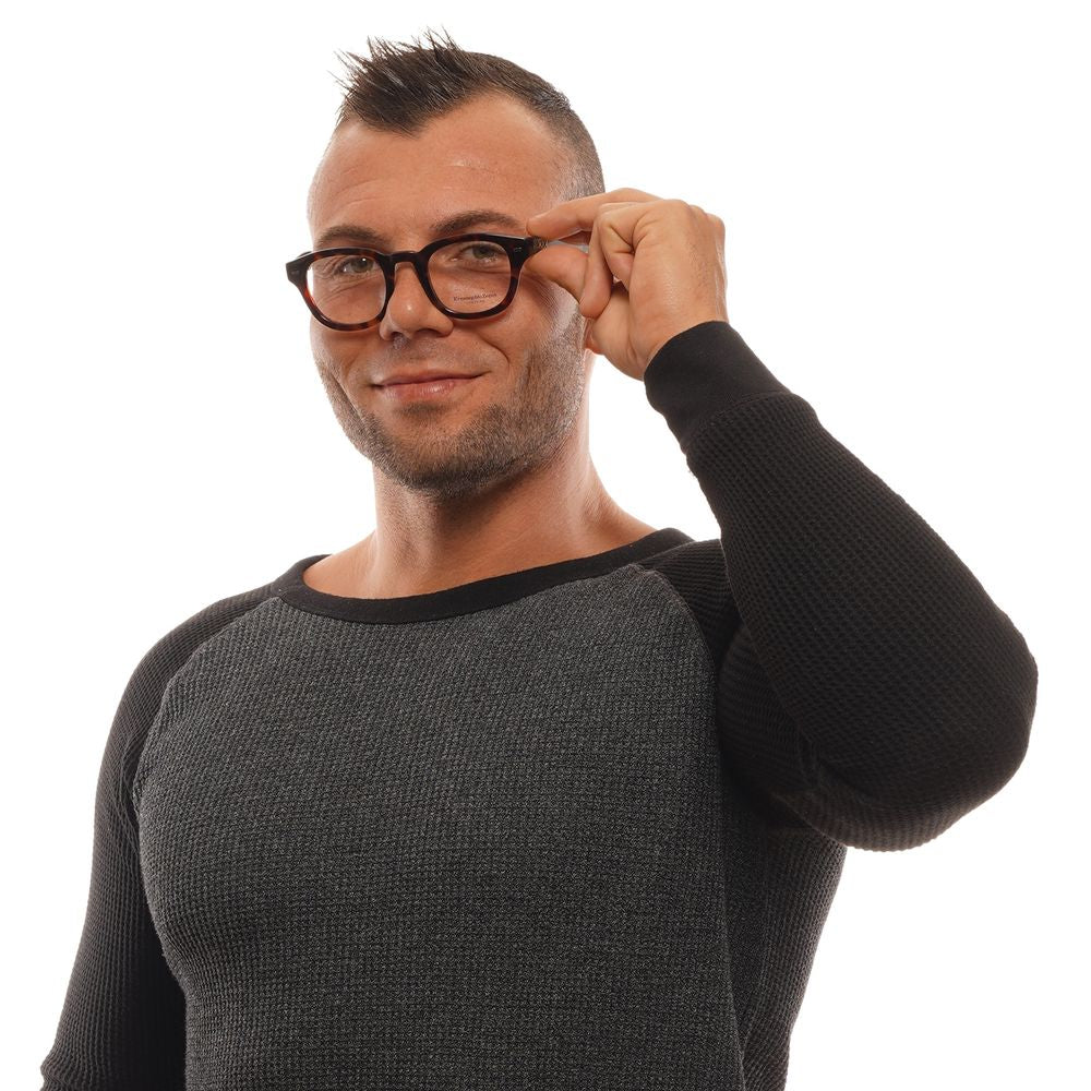 Ermenegildo Zegna Braune Herrenbrillenfassung