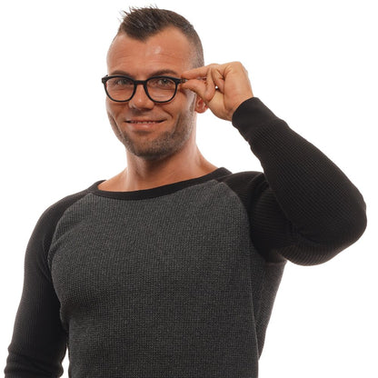 Ermenegildo Zegna Black Plastic Glasses (Frames)