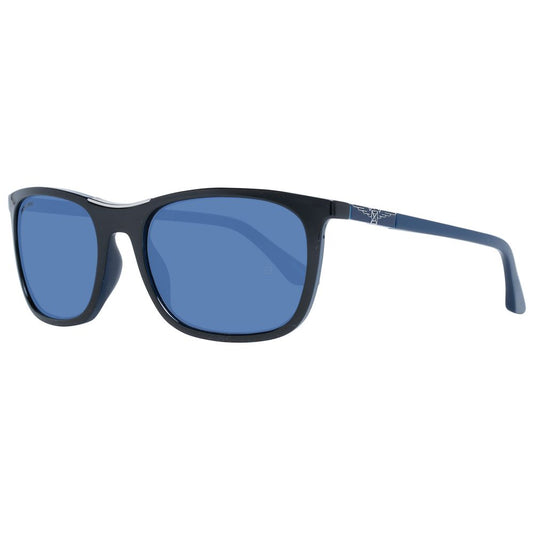 Longines Schwarze Herren-Sonnenbrille