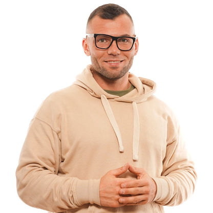 Sandro Schwarze Herren-Brillenfassung