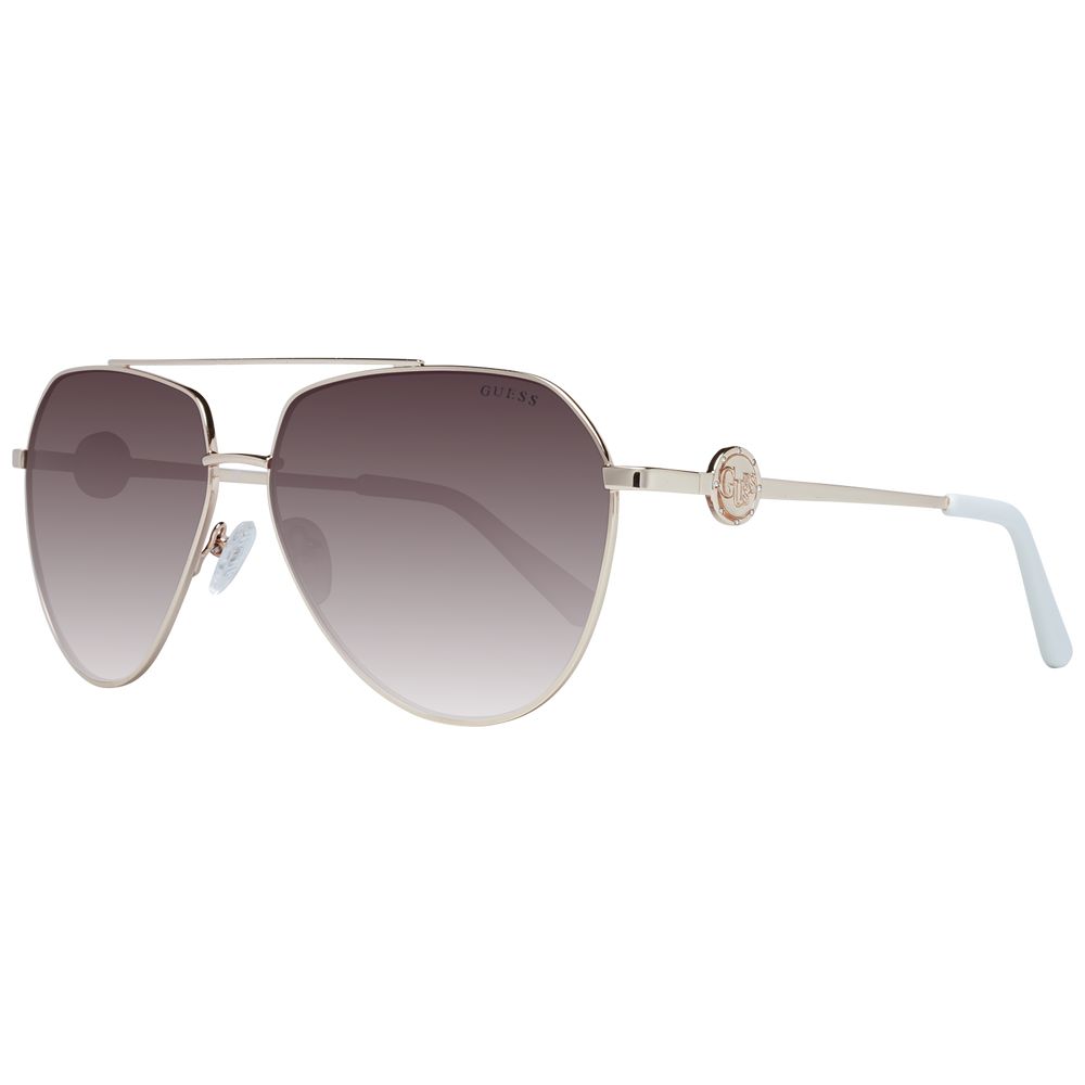 Guess – Sonnenbrille aus goldenem Metall