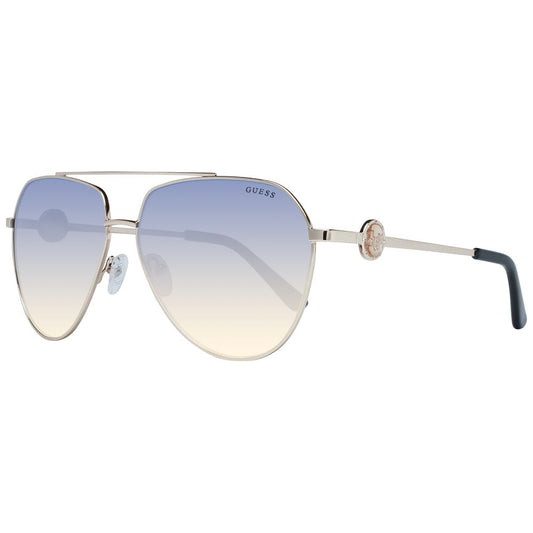 Guess – Sonnenbrille aus goldenem Metall