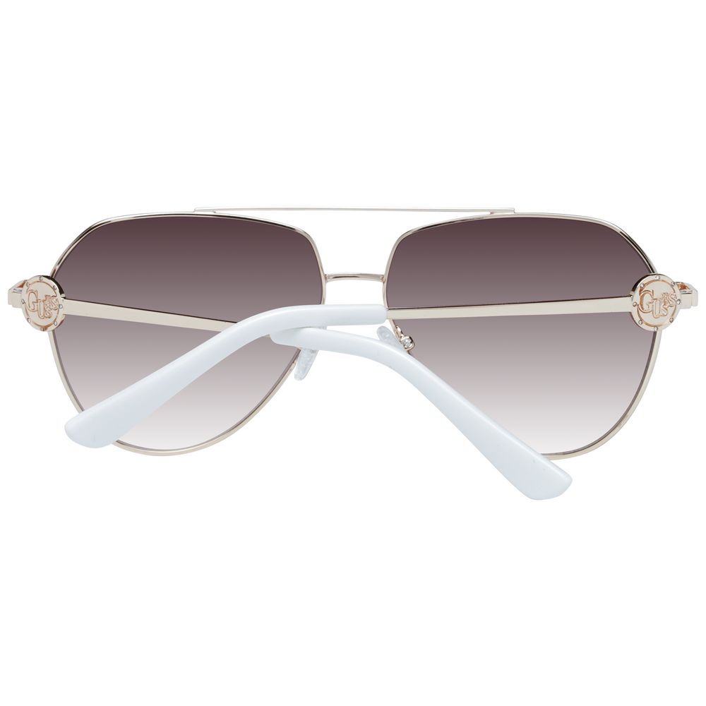Guess – Sonnenbrille aus goldenem Metall