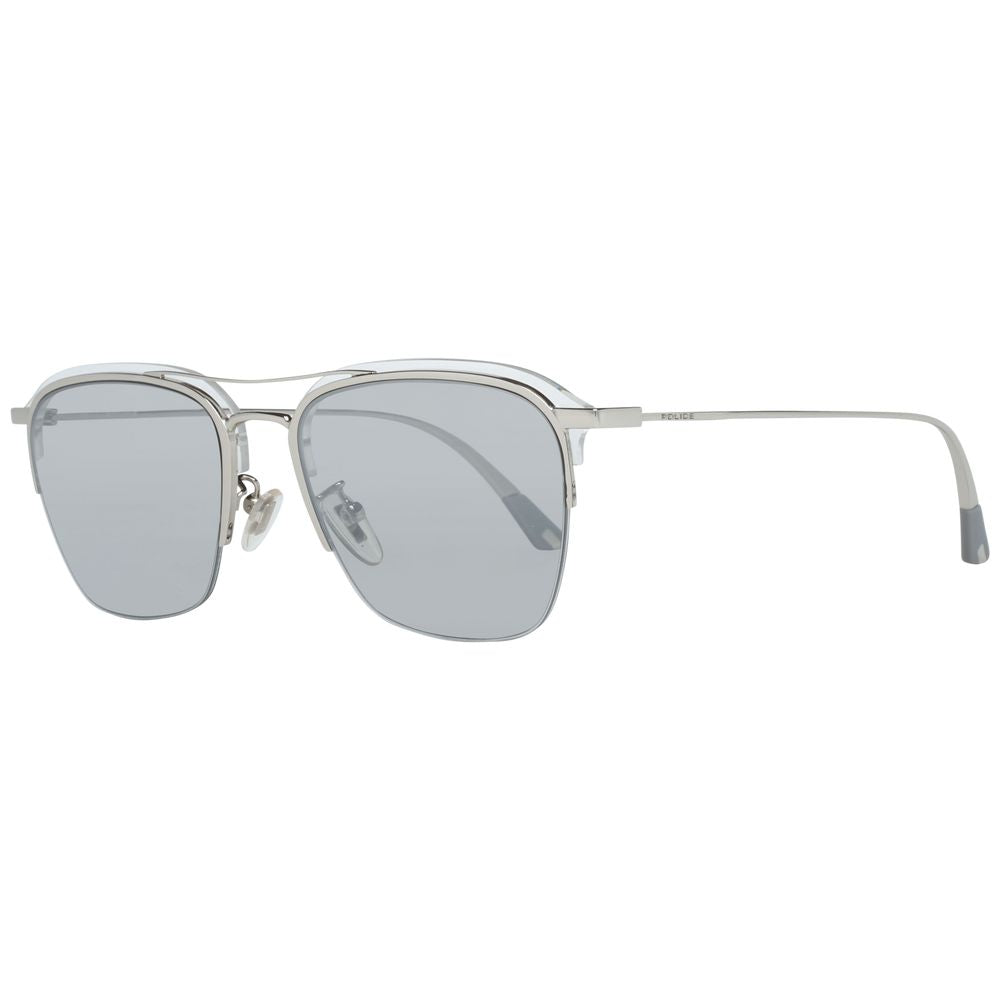 Police Herren Sonnenbrille, silberfarben