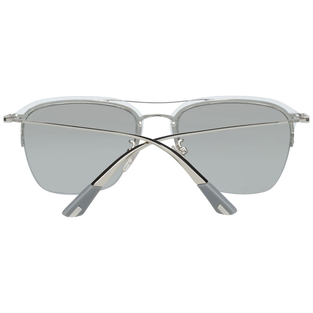 Police Herren Sonnenbrille, silberfarben