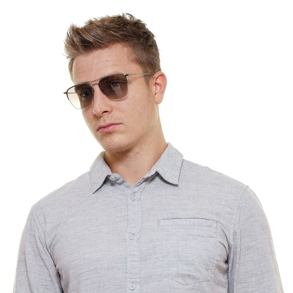 Police Herren Sonnenbrille, silberfarben