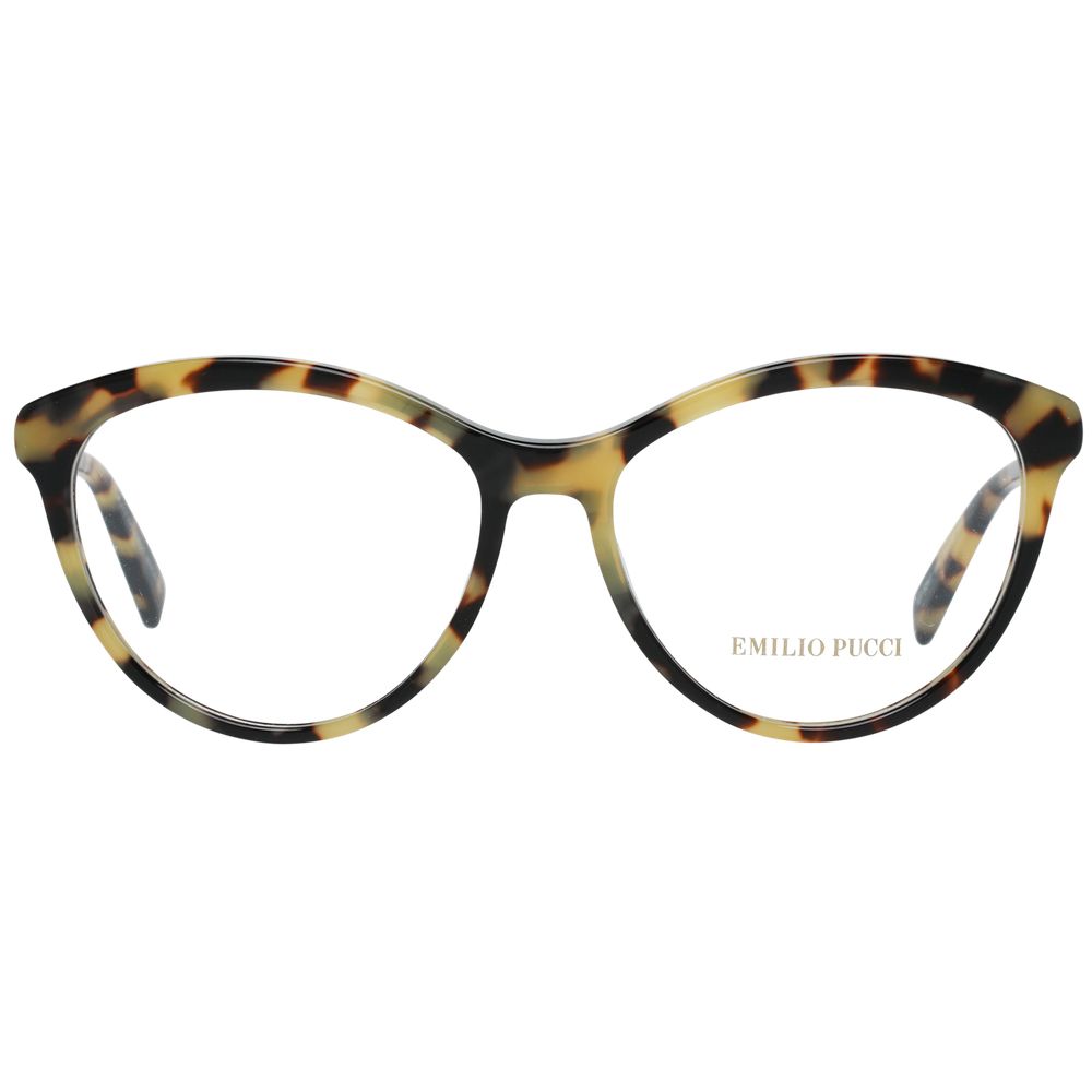 Emilio Pucci Braune Brille (Gestell) aus Metall und Kunststoff