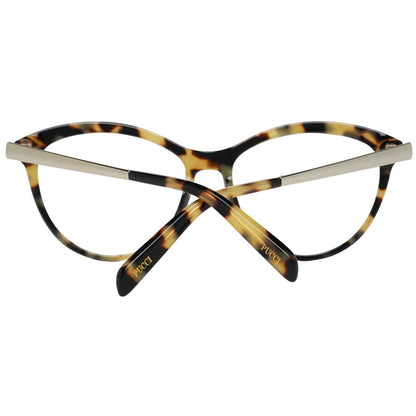 Emilio Pucci Braune Brille (Gestell) aus Metall und Kunststoff