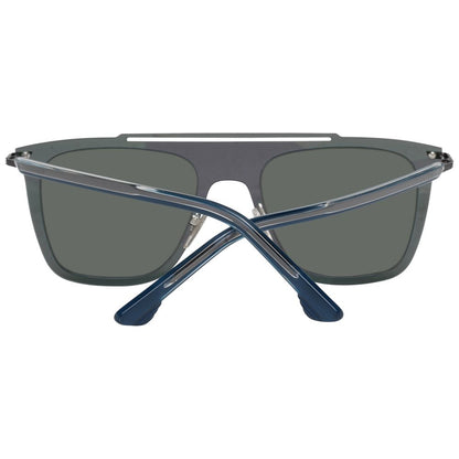 Blaue Plastiksonnenbrille der Polizei