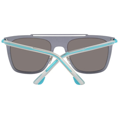 Polizei Sonnenbrille aus blauem Metall und Kunststoff