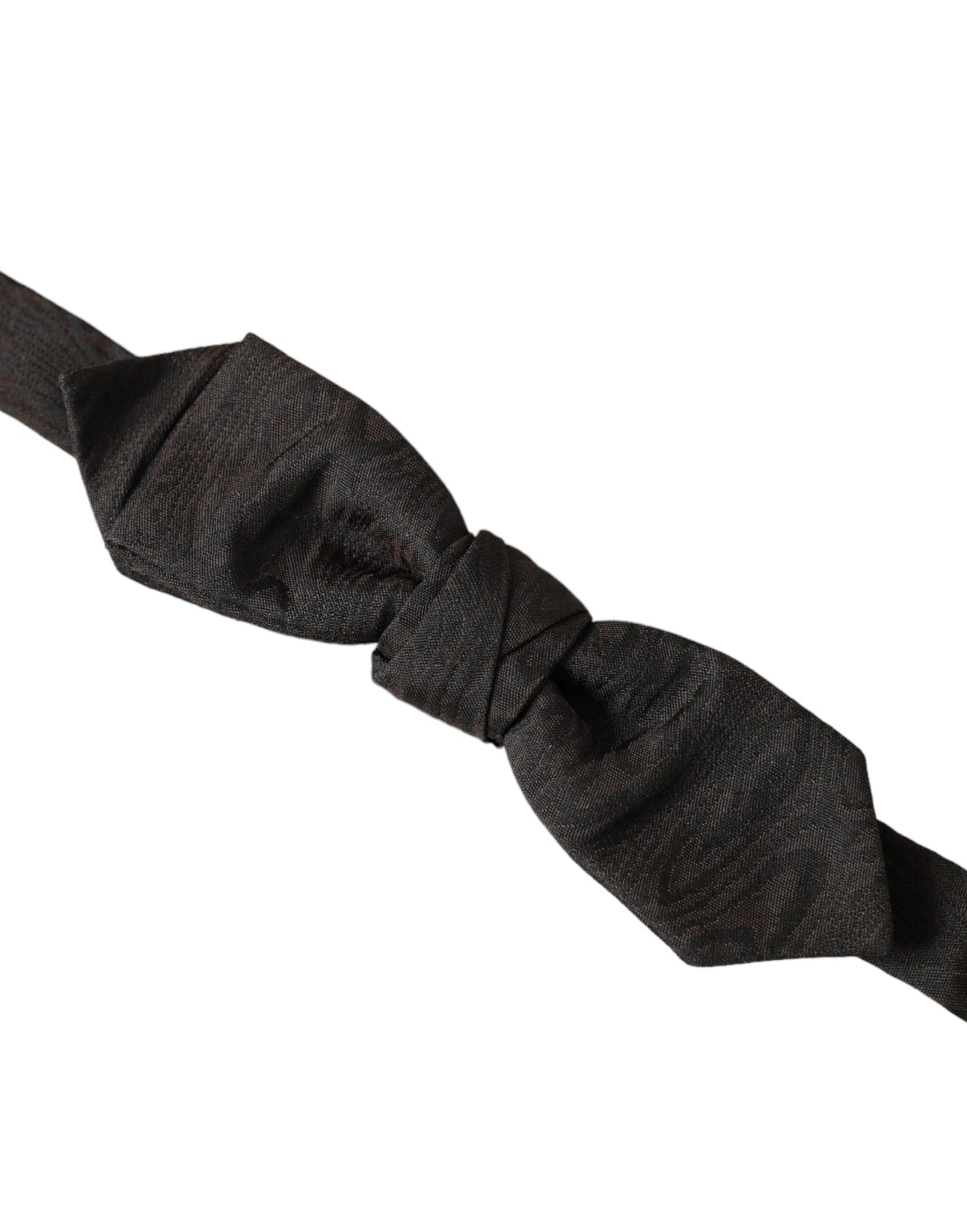 Dolce &amp; Gabbana Herrenfliege mit verstellbarem Halsausschnitt, schwarze Seide