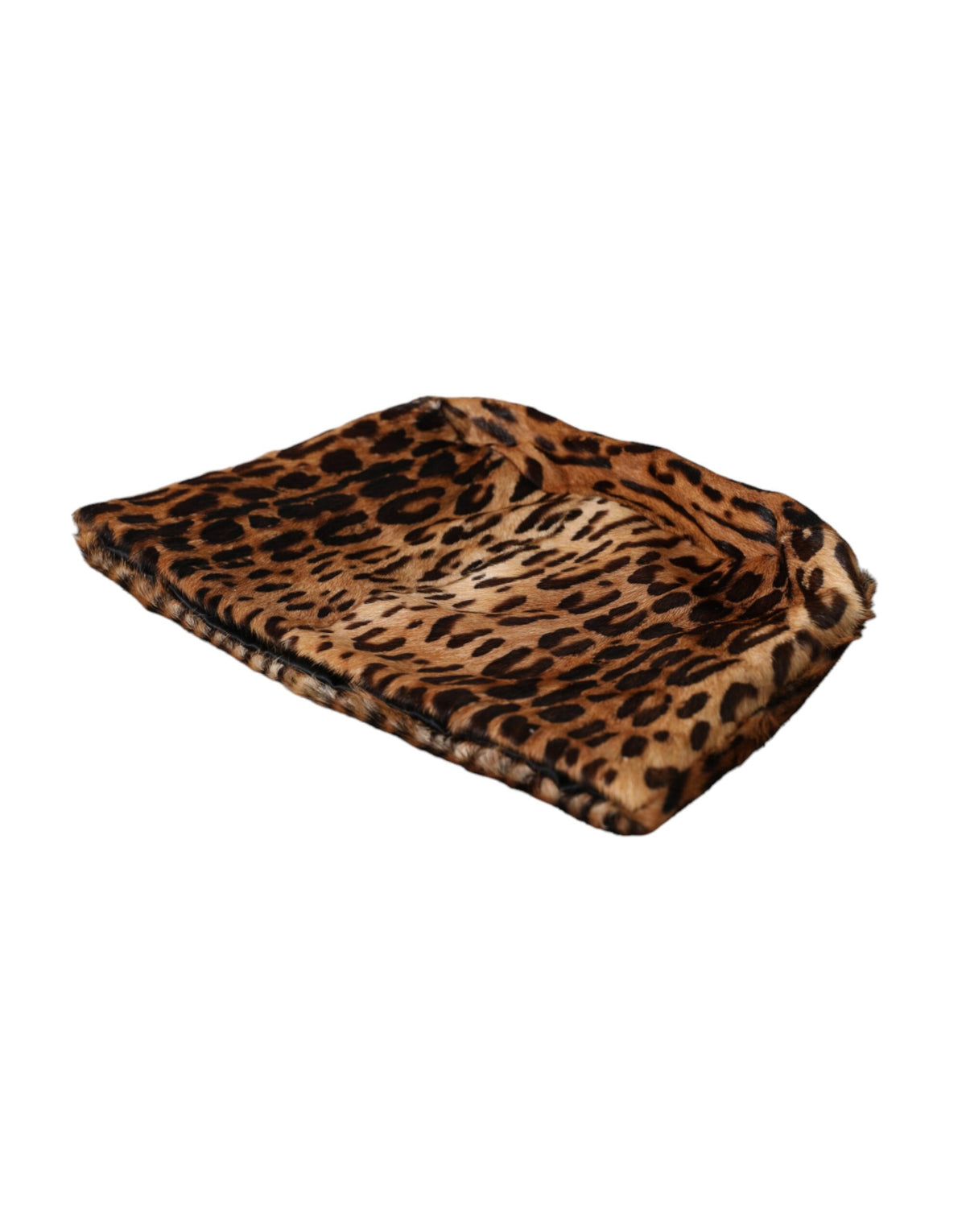 Dolce &amp; Gabbana Brauner Leopardenfell-Fischerhut für Damen