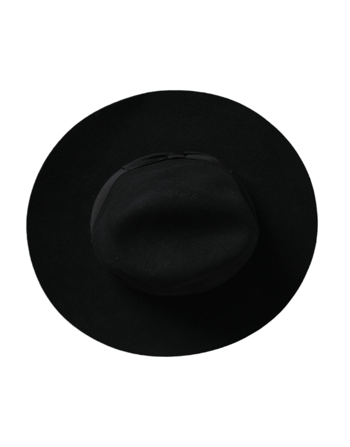 Dolce &amp; Gabbana Black Rabbit Fedora Trilby Damenhut