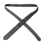 Dolce &amp; Gabbana – Schwarze, gemusterte, verstellbare Herrenkrawatte aus 100 % Seide