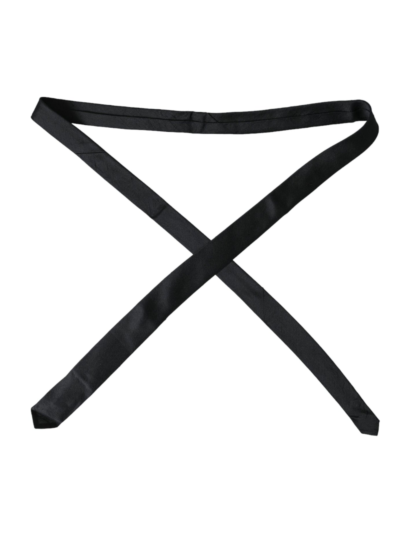 Dolce &amp; Gabbana – Verstellbare Krawatte aus 100 % Seide in Schwarz