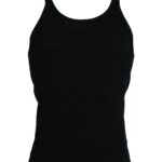 Dolce &amp; Gabbana Schwarzes Tanktop Ärmellose Unterwäsche Herren T-Shirt