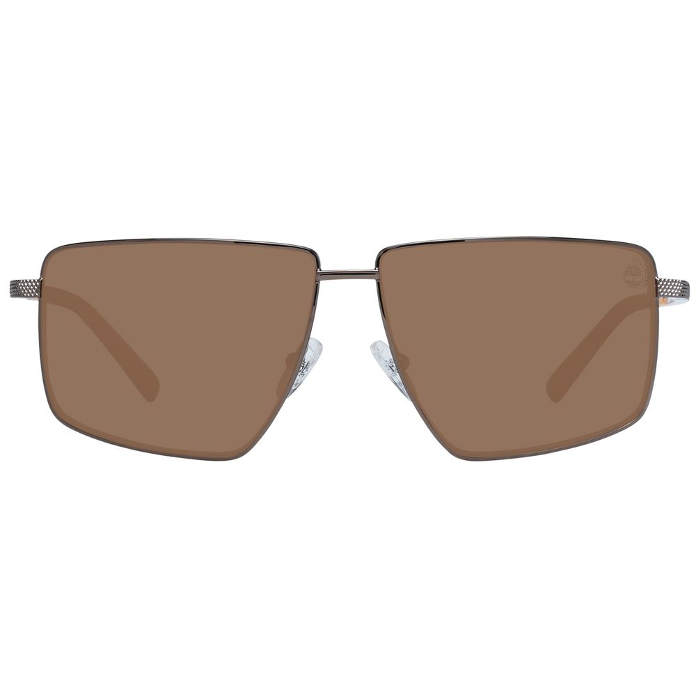 Timberland Sonnenbrille aus braunem Metall