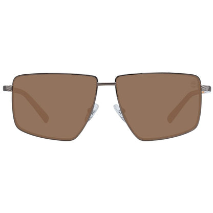 Timberland Sonnenbrille aus braunem Metall